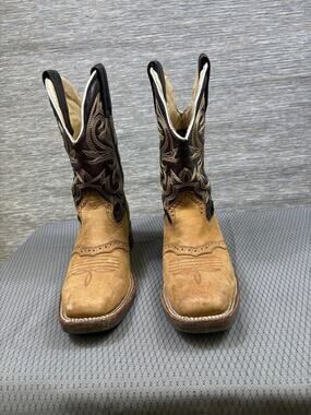Estrella Boots Size 25.5 US Mens 7 Womens 8.5 Brown Leather Western Rodeo Boots